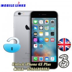 iPhone 6S Plus Unlocking - 3 Network UK